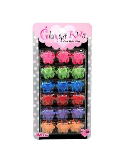 Picture of 18 piece claw hair clips 2 assorted (Available in a pack of 24)