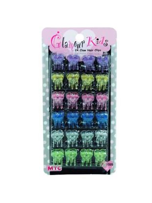 Picture of 24 piece claw hair clips 2 assorted (Available in a pack of 24)