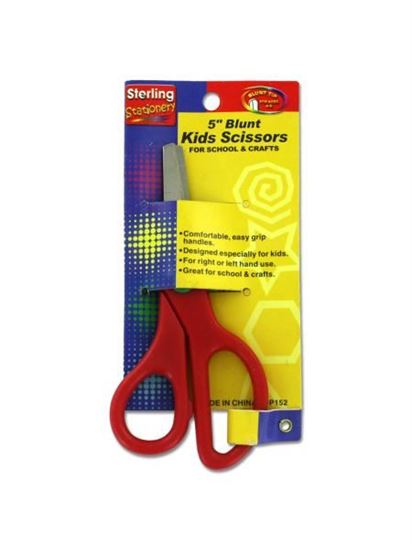 Picture of 5 Inch blunt kids scissors (Available in a pack of 24)