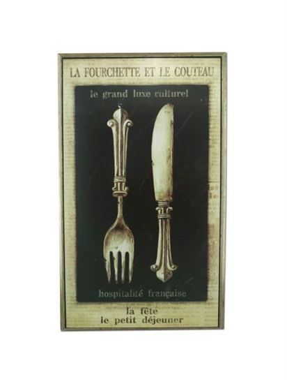 Picture of French wall plaque 37899 (Available in a pack of 1)