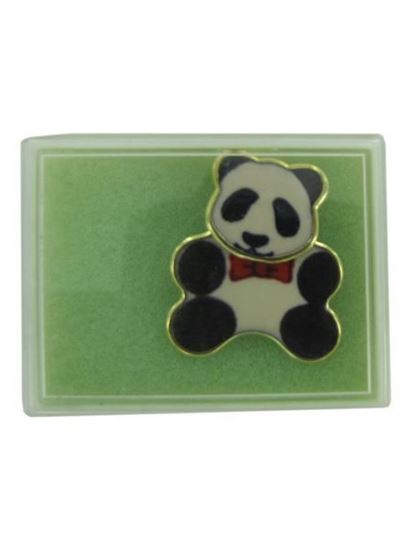 Picture of Panda bear fashion pin (Available in a pack of 24)