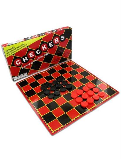 Picture of Checkers game (Available in a pack of 24)