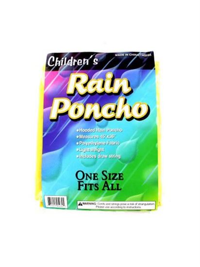 Picture of Children's rain poncho (Available in a pack of 24)