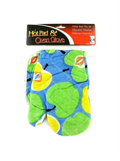 Picture of Hot pad and oven glove set (Available in a pack of 24)