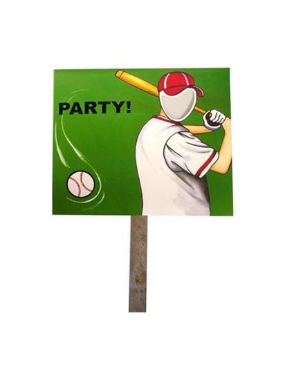 Picture of Baseball photo yard sign (Available in a pack of 18)