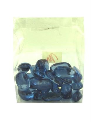 Picture of Blue glass pebbles (Available in a pack of 18)