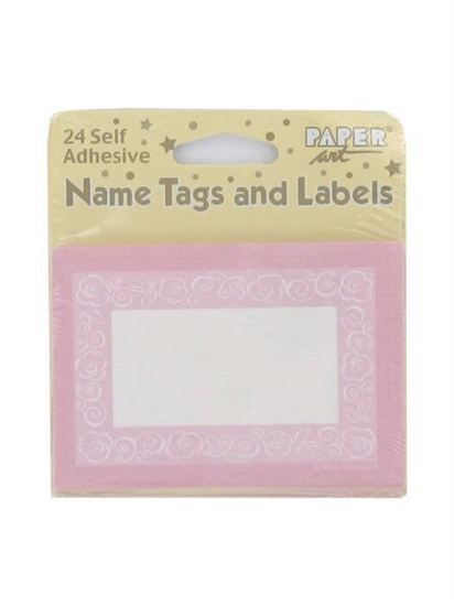 Picture of Self-adhesive tags and labels, pack of 24 (Available in a pack of 24)