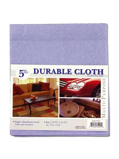 Picture of Cleaning cloths, pack of 5 (Available in a pack of 24)