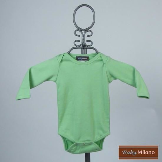 Picture of Lime Baby Onesie - Long Sleeve by Baby Milano