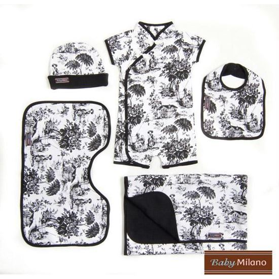 Picture of Toile Gift in Black- 5 pc