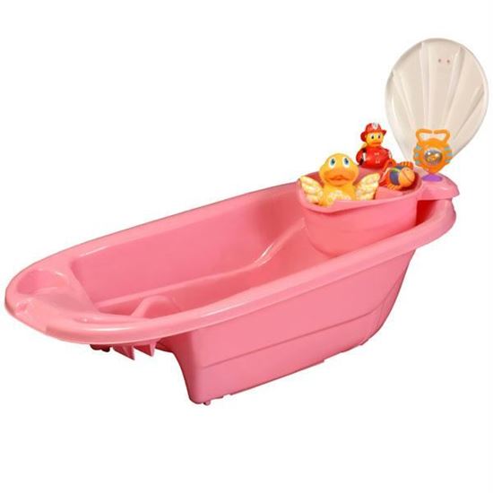 Picture of 2 in 1 Bath Tub with Toy Organizer by Potty Patty¿ - Pink for Girls
