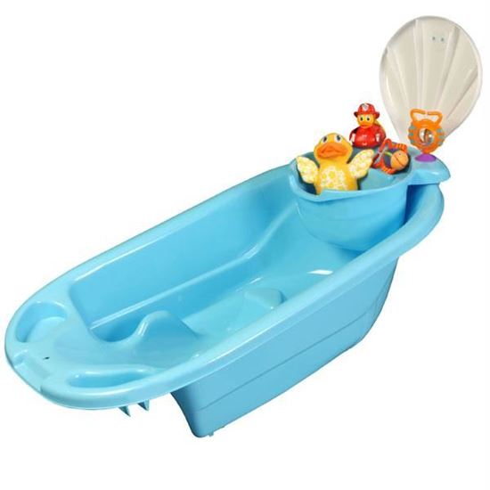 Picture of 2 in 1 Bath Tub with Toy Organizer by Potty Scotty¿ - Blue for Boys