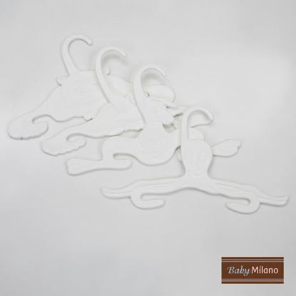 Picture of Baby Clothes Hangers - White - 4 Pk by Baby Milano