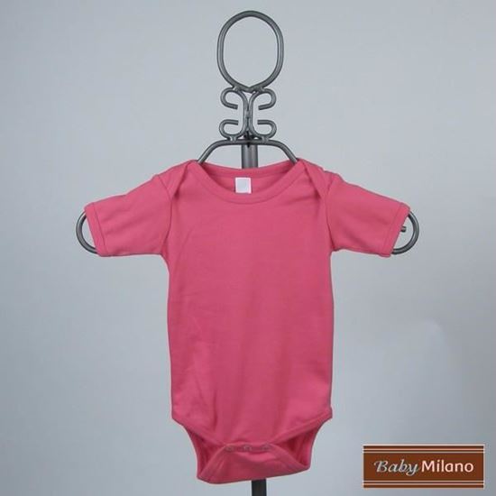Picture of Fuchsia Baby Onesie - Short Sleeve by Baby Milano