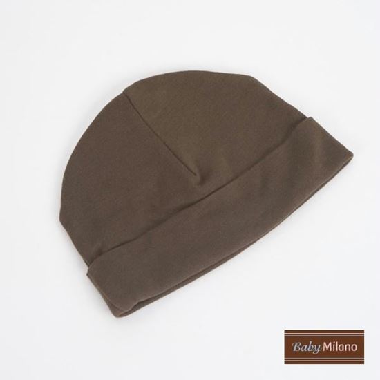 Picture of Brown Beanie Hat by Baby Milano