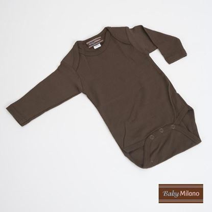 Picture of Brown Baby Onesie by Baby Milano - Long Sleeve