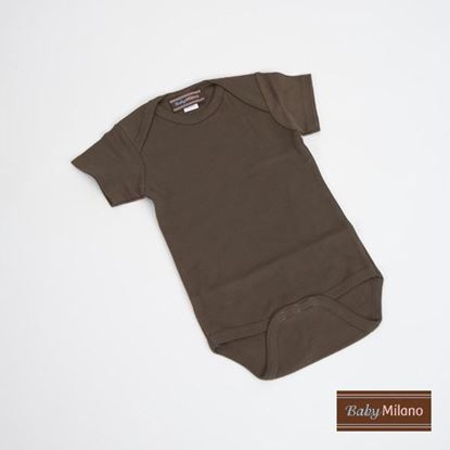 Picture of Brown Onesie by Baby Milano - Short Sleeve