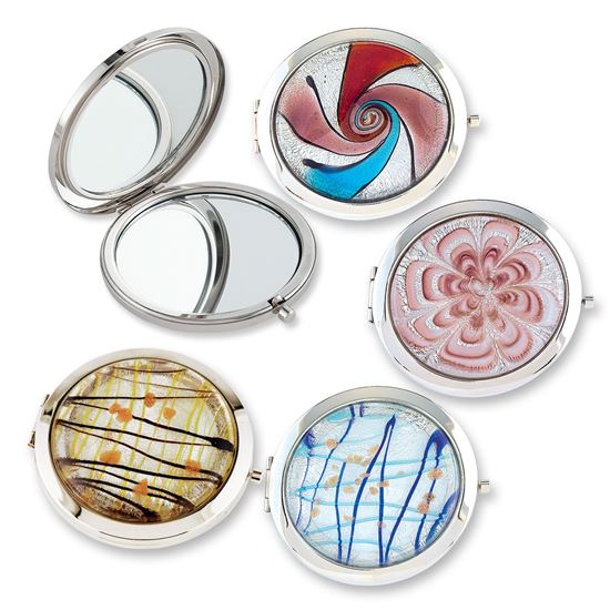 Picture of 4PC OF ARTISTIC GLASS COMPACT