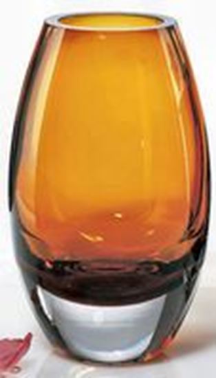 Picture of AMBER VASE 9" RADIANT