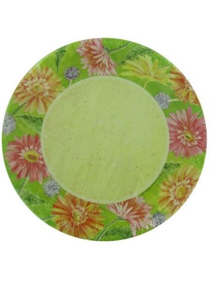 Picture of Daisy border paper plates (Available in a pack of 24)