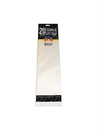 Picture of White gift wrap tissue paper (Available in a pack of 24)