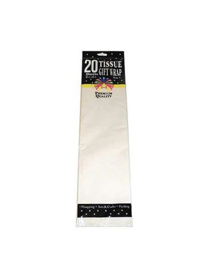 Picture of White gift wrap tissue paper (Available in a pack of 24)