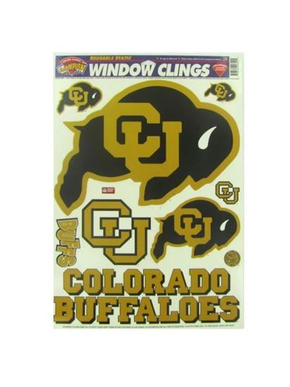 Picture of Colorado University Buffaloes window clings (Available in a pack of 24)