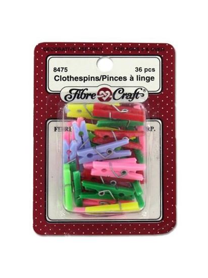 Picture of Miniature crafting clothespins (Available in a pack of 24)