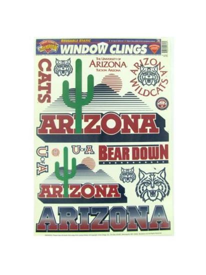 Picture of Arizona Wildcats window clings (Available in a pack of 24)