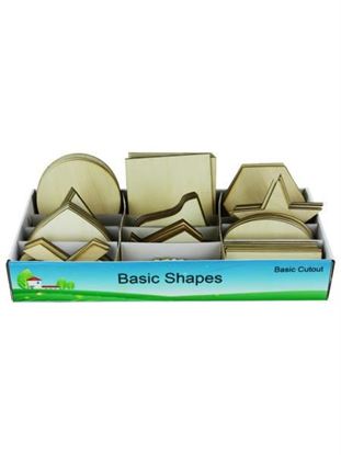 Picture of Craft wood shapes display (Available in a pack of 24)