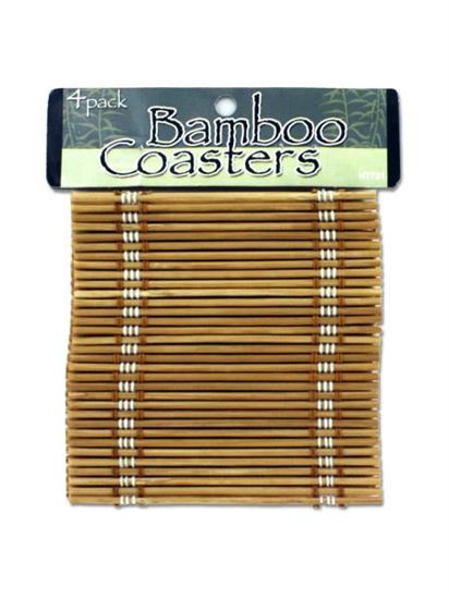 Picture of Bamboo coasters (Available in a pack of 24)