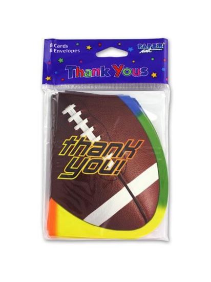 Picture of Thank You football cards (Available in a pack of 24)